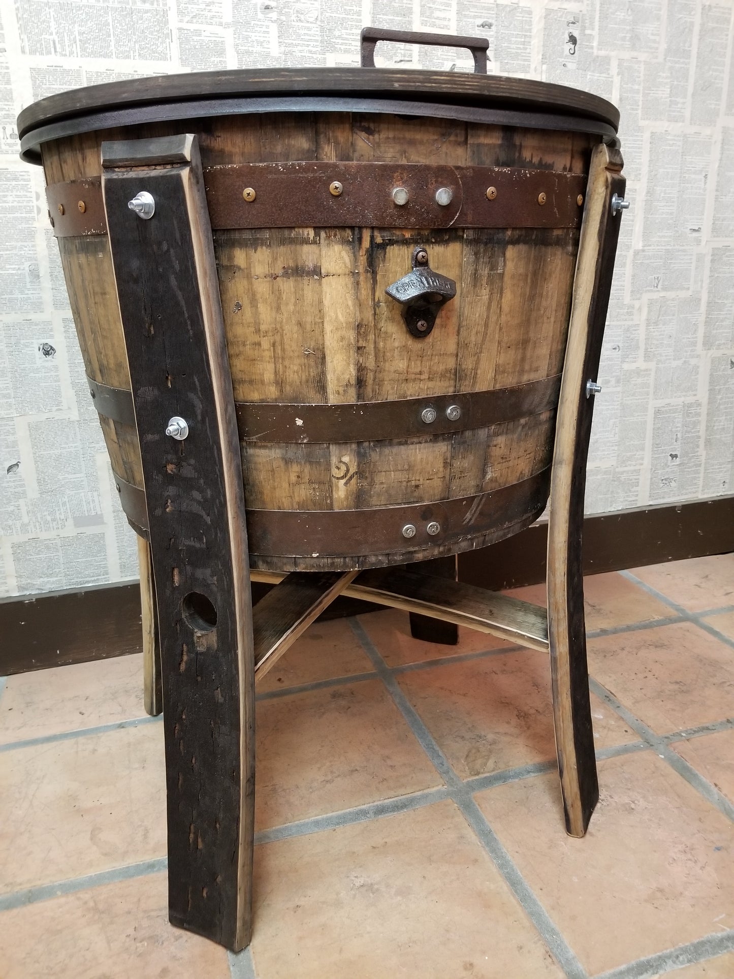 Barrel Beverage cooler